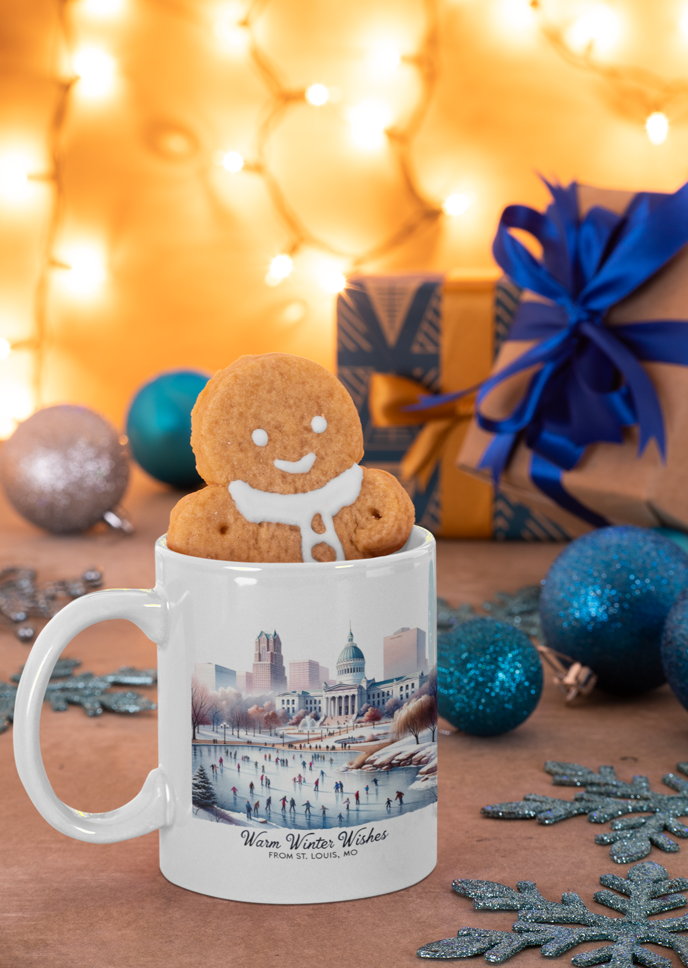 St. Louis MO Christmas Mug