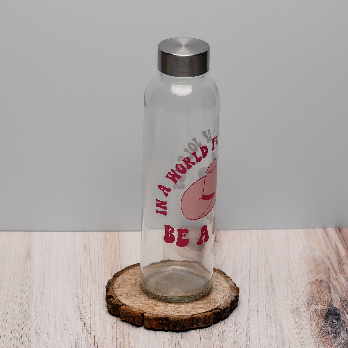 Glass Water Bottle